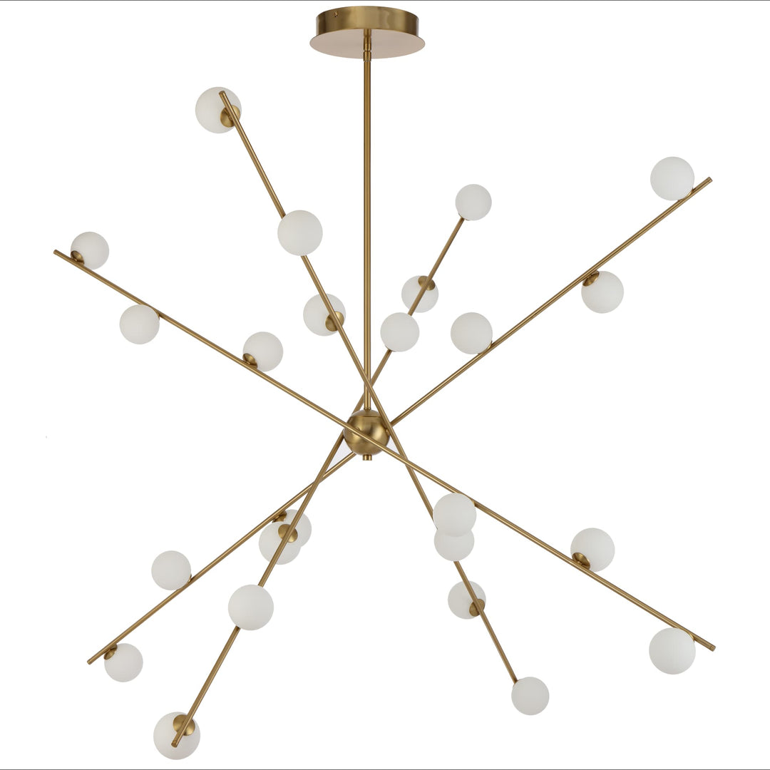 Telbix Captiva 24 Light LED Pendant | Antique Gold