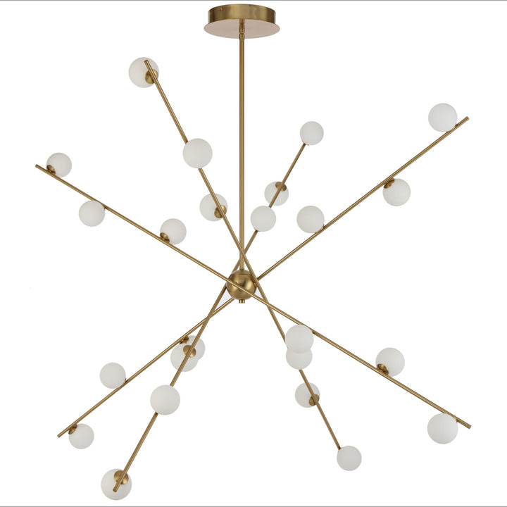 Telbix Captiva 24 Light LED Pendant | Antique Gold