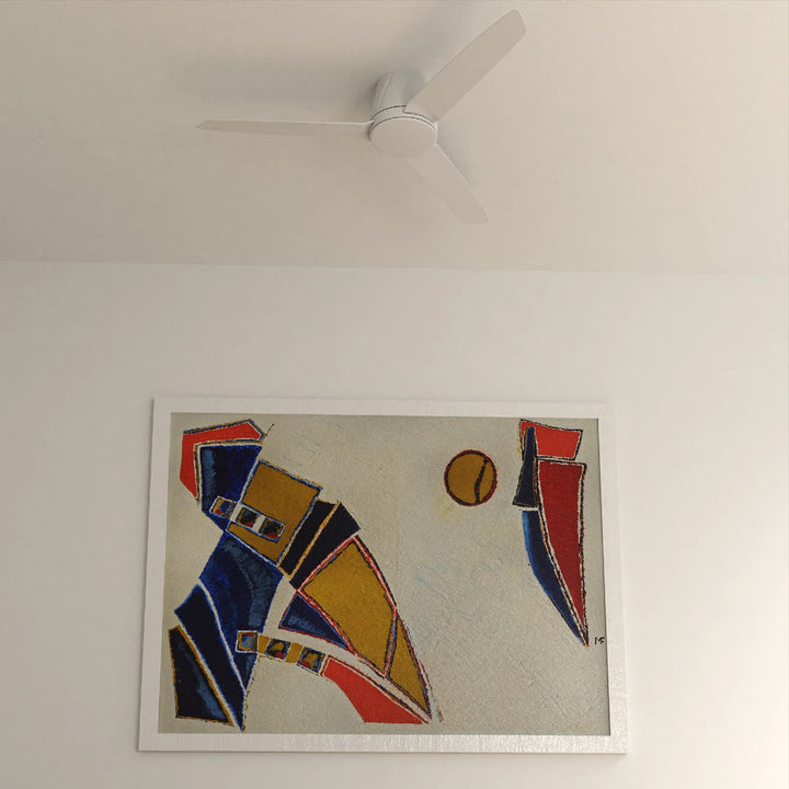 Calibo Profile 50" (1250mm) DC Low Profile Ceiling Fan with Remote | White