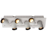 Telbix Tilda 6-Light LED Ceiling Spotlight with Adjustable Cylindrical Heads | White