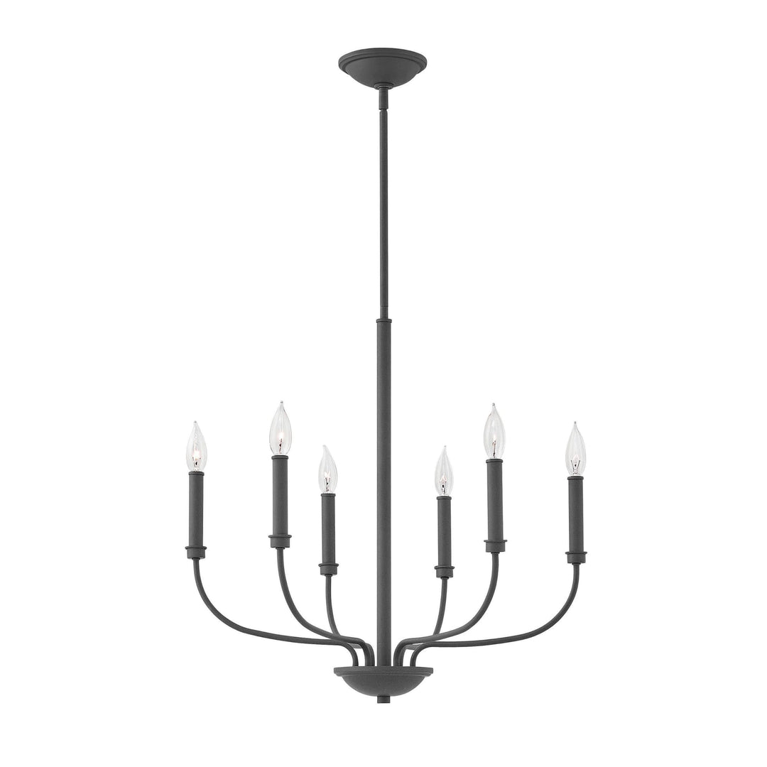Hinkley Alister 6 Light Chandelier | Buckeye Bronze