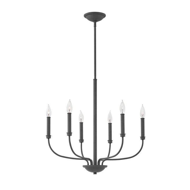 Hinkley Alister 6 Light Chandelier | Buckeye Bronze