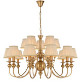 Telbix Siedel 15-Light Pendant with Shades | Copper