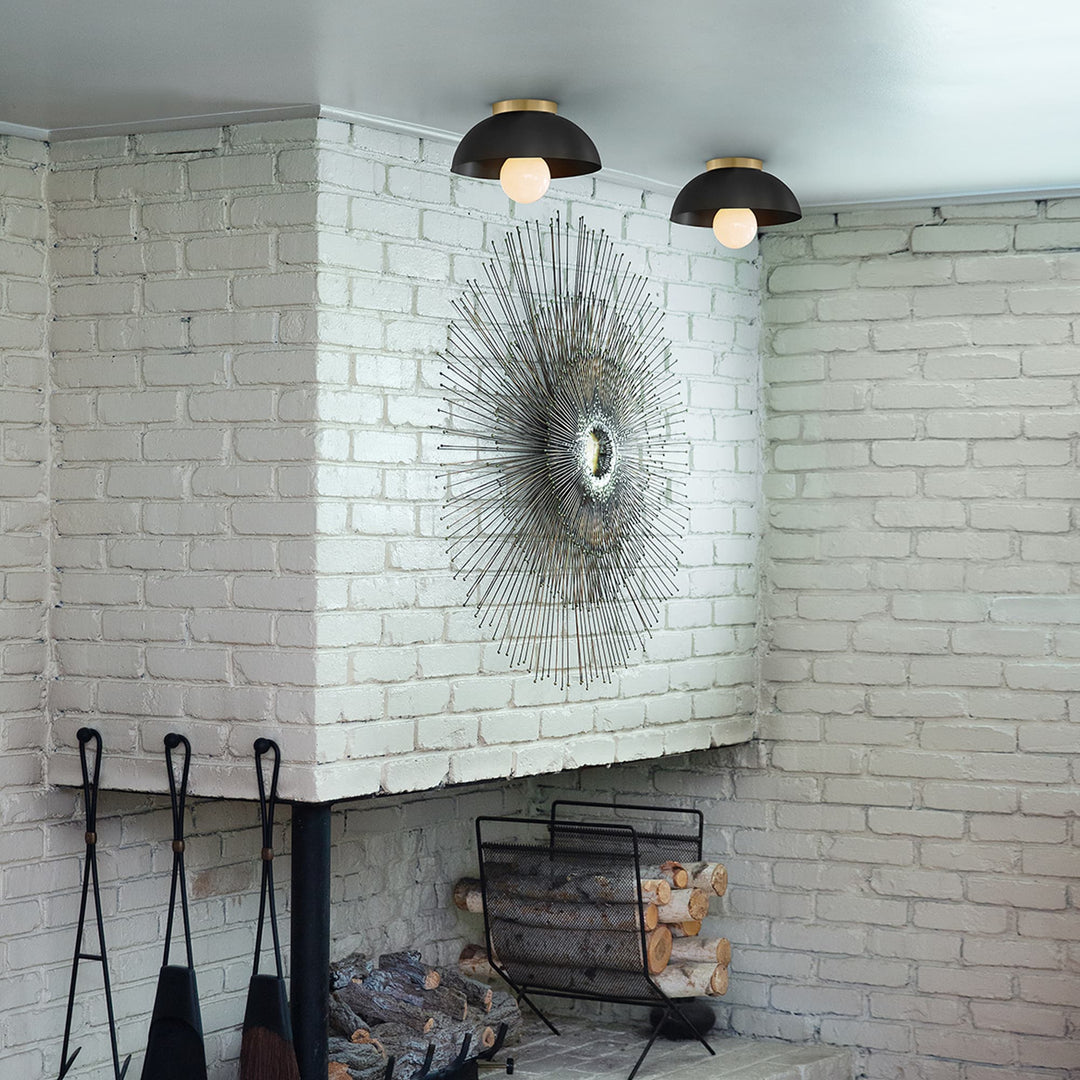 Hinkley Stu Flush Mount by Lark | Black