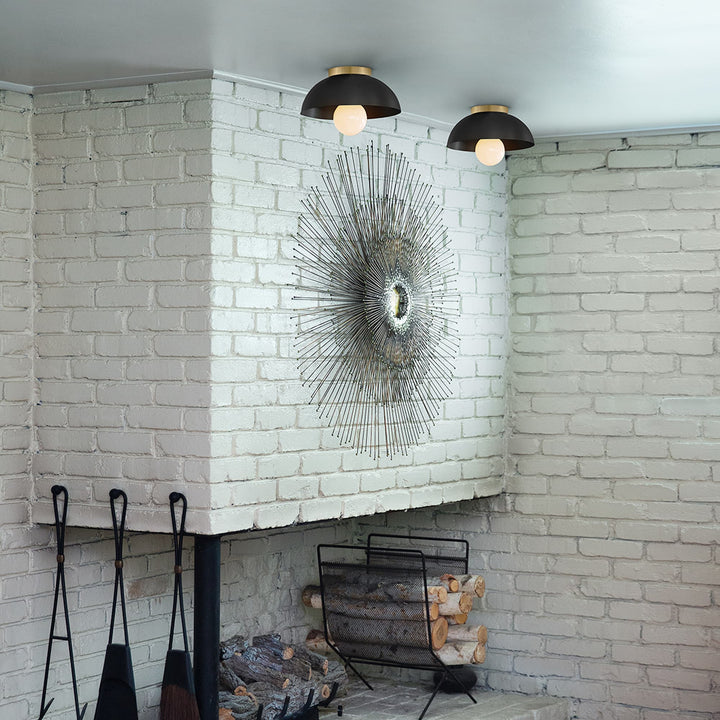 Hinkley Stu Flush Mount by Lark | Black
