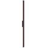 Telbix Ebiza Tall Slimline Tricolour LED Exterior Wall Light | Rust
