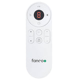 Fanco Infinity-iD 64" Smart DC Ceiling Fan with Dual Control | White