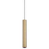 Telbix Verano Dual Cylinder Slim LED Pendant Light | Brass