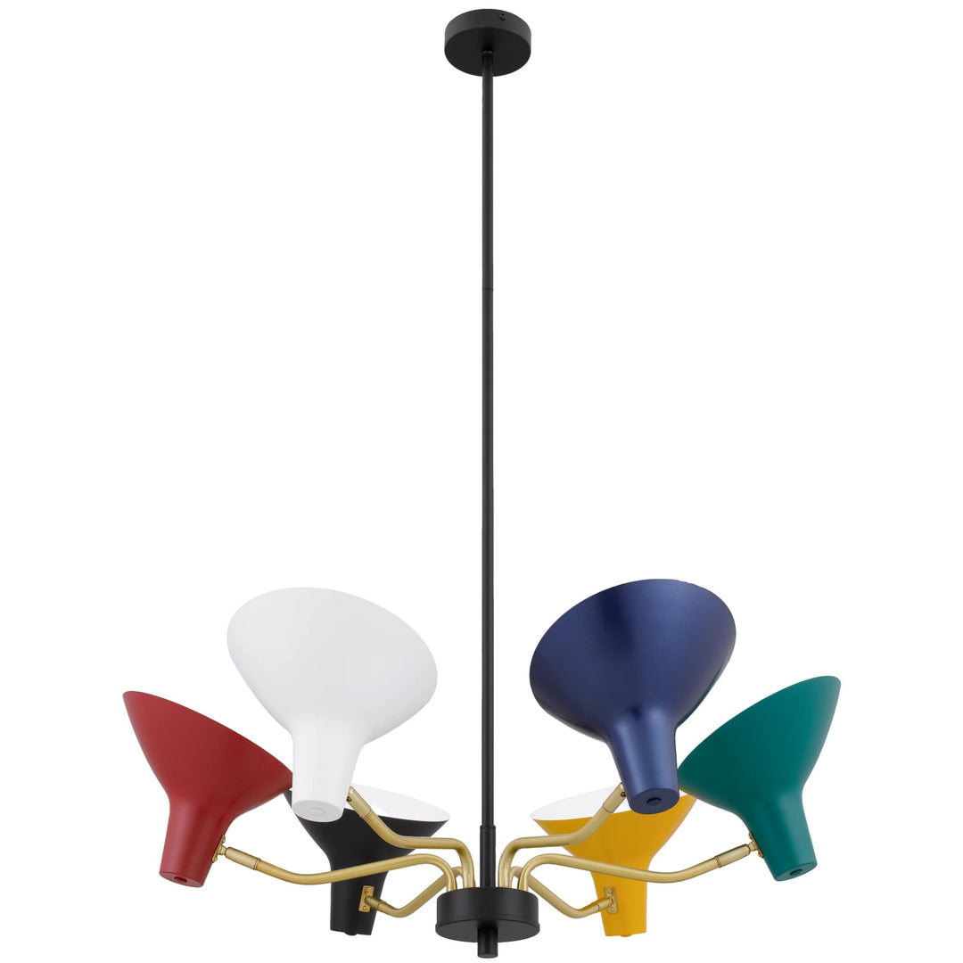 Telbix Farbon 6 Light Pendant Light | Multi Colour