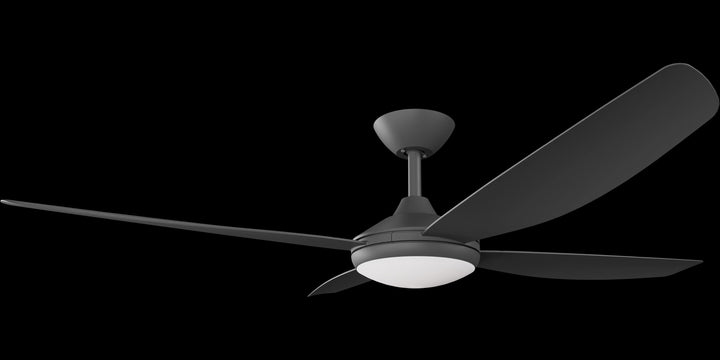 Calibo Vanga 56" DC Smart Ceiling Fan with LED Light and Remote Control | Black