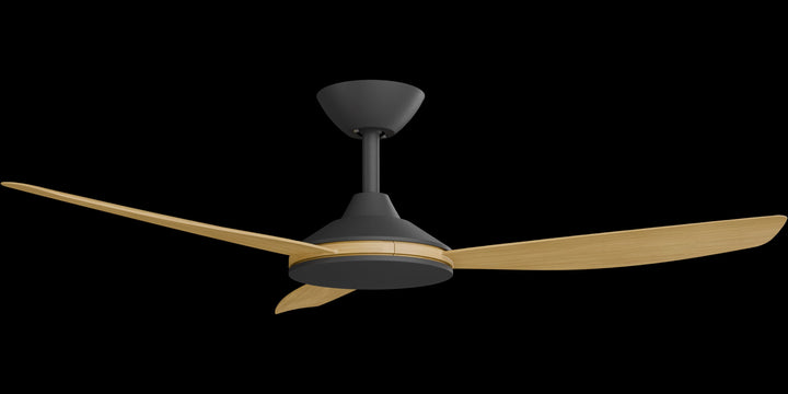 Calibo Condor 48" DC Smart Ceiling Fan with Remote Control | Black and Teak