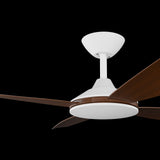 Calibo Vanga 48" DC Smart Ceiling Fan with Remote Control | White and Koa