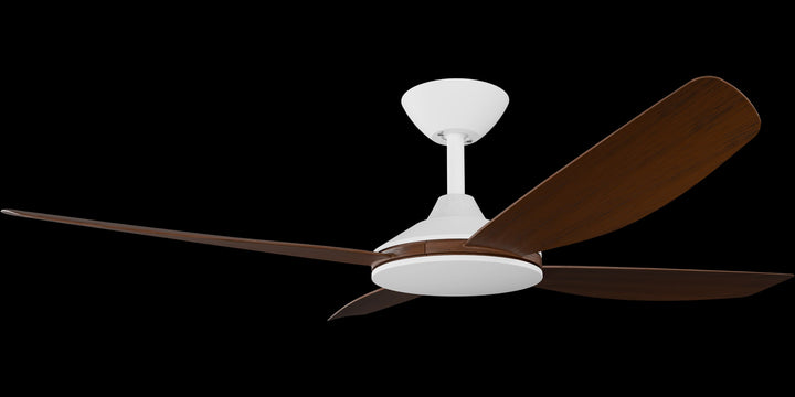 Calibo Vanga 48" DC Smart Ceiling Fan with Remote Control | White and Koa