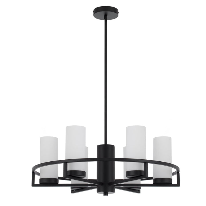Telbix Black Eamon Round Pendant Light (E14) | 6 Light