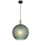 Telbix Patino Large Glass Pendant (E27) | Green
