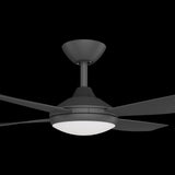 Calibo Vanga 48" DC Smart Ceiling Fan with LED Light and Remote Control | Black