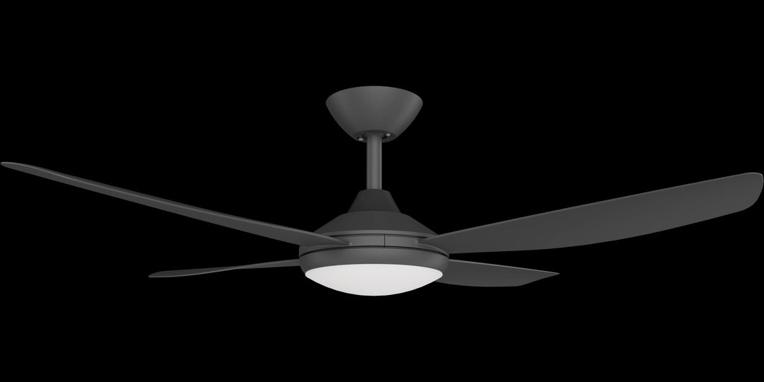 Calibo Vanga 48" DC Smart Ceiling Fan with LED Light and Remote Control | Black