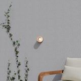 Calibo Gull Round Frosted Acrylic 3CCT LED Exterior Wall Light | Brass