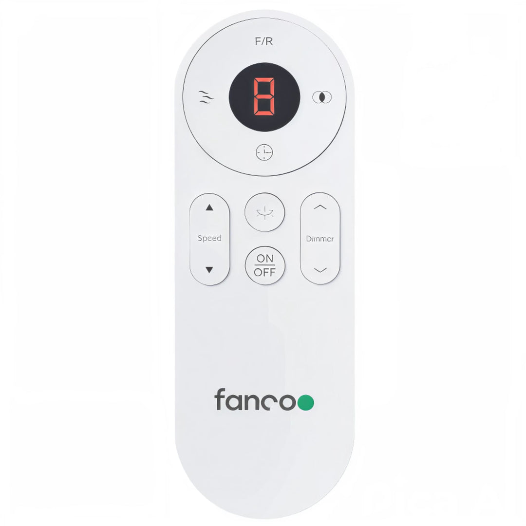 Fanco Studio 48" Low Profile Smart DC Ceiling Fan with Remote | White
