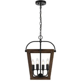 Telbix Black Lacota Pendant Light | 4 Light