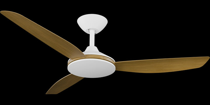 Calibo Condor 48" DC Smart Ceiling Fan with Remote Control | White and Teak