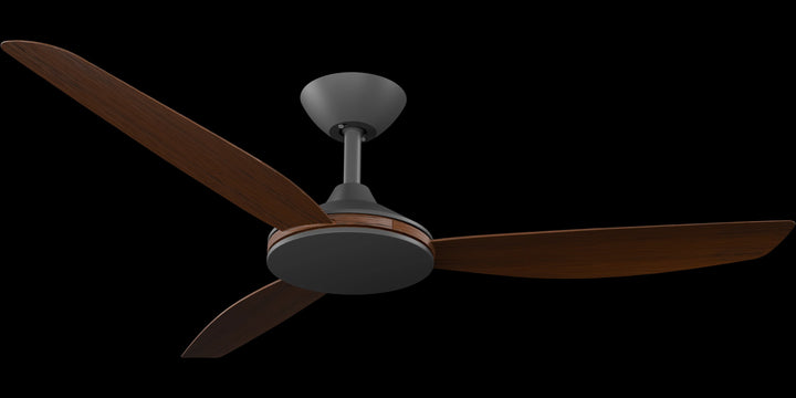Calibo Condor 52" DC Smart Ceiling Fan with Remote Control | Black and Koa