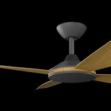 Calibo Vanga 48" DC Smart Ceiling Fan with Remote Control | Black and Teak