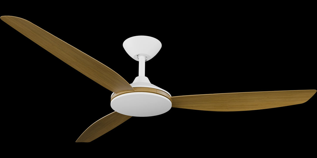 Calibo Condor 56" DC Smart Ceiling Fan with Remote Control | White and Teak