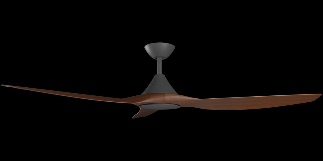 Calibo Smart CloudFan 60" (1520mm) ABS Energy Efficient DC Ceiling Fan and Remote | Black & Koa