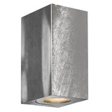 Nordlux Canto Maxi Kubi 2 Up/Down Wall Light | Galvanised