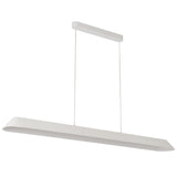 Telbix Corsa Tricolour LED Linear Pendant | White