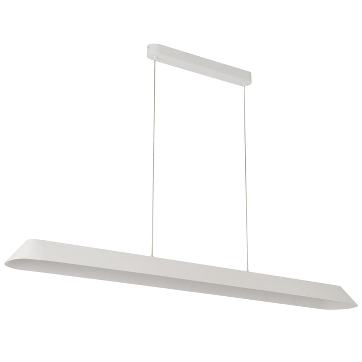Telbix Corsa Tricolour LED Linear Pendant | White