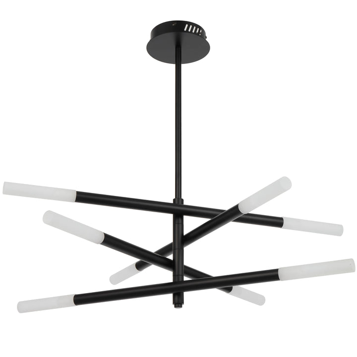 Telbix Pinta 8 Light LED Pendant Light | Black