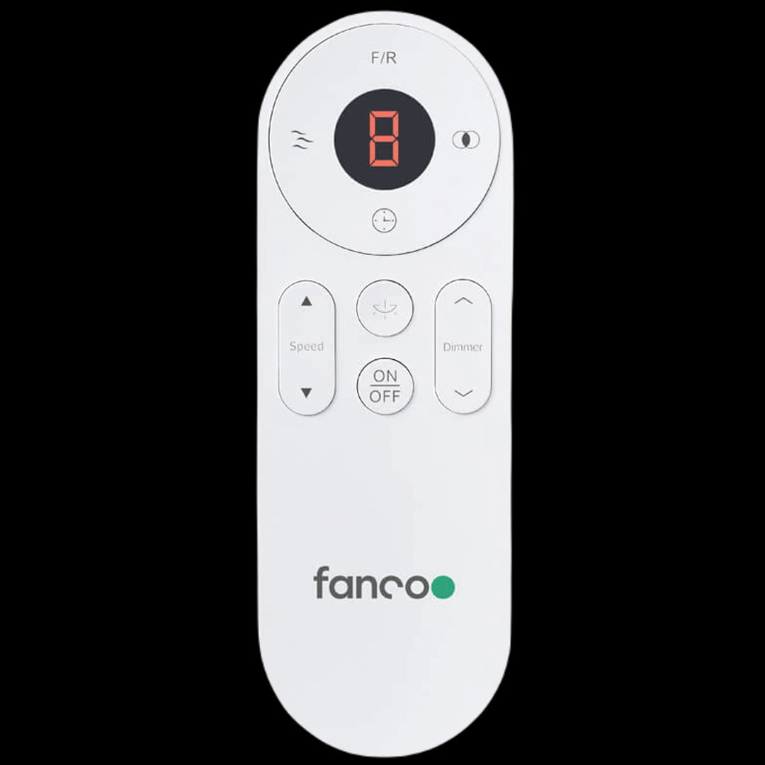 Fanco Horizon Smart 52" DC Ceiling Fan with Wall Control and Remote | White