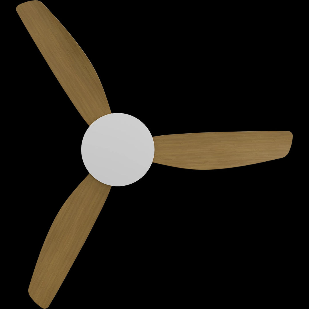 Calibo Condor 48" DC Smart Ceiling Fan with Remote Control | White and Teak
