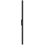 Telbix Ebiza Tall Slimline Tricolour LED Exterior Wall Light | Black