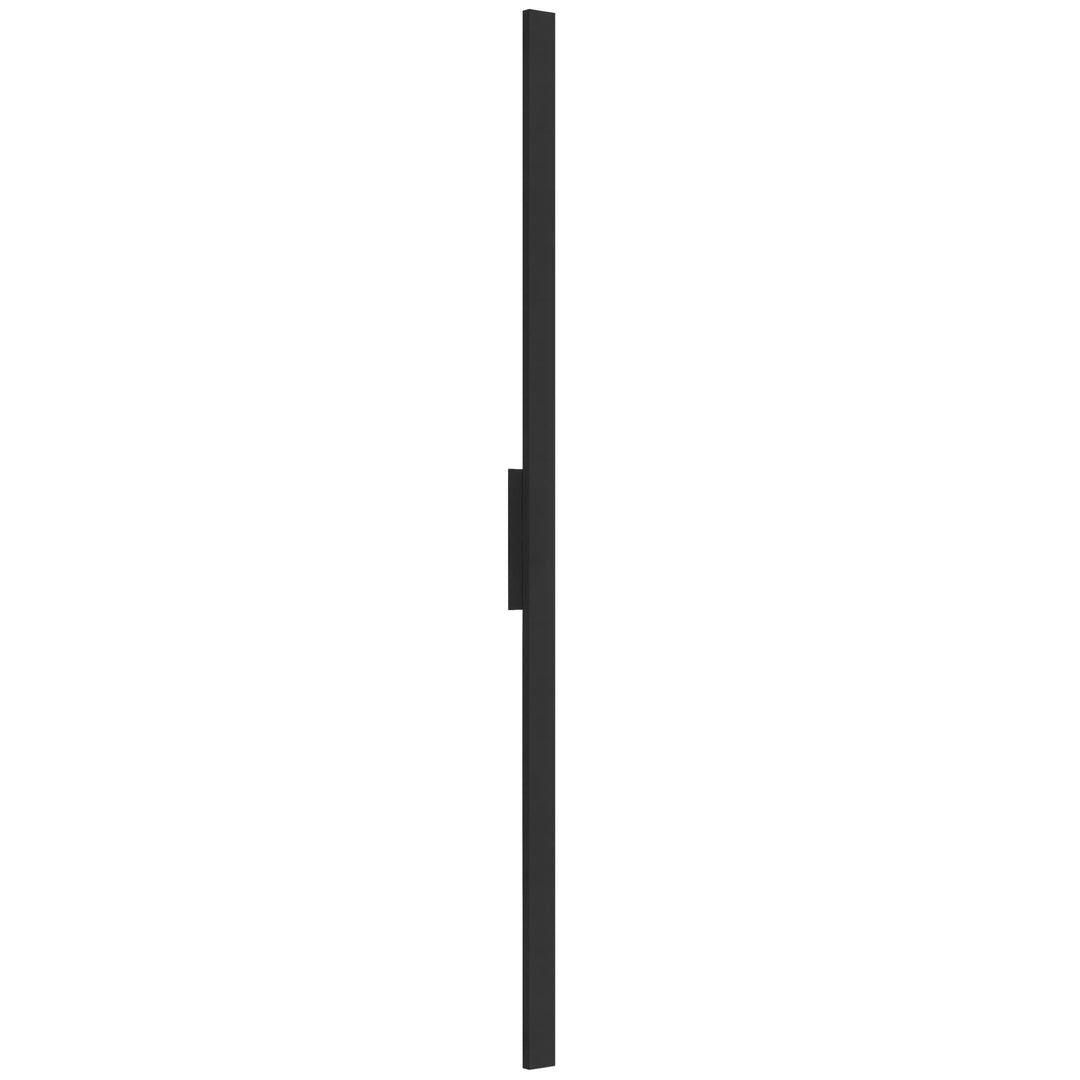 Telbix Ebiza Tall Slimline Tricolour LED Exterior Wall Light | Black