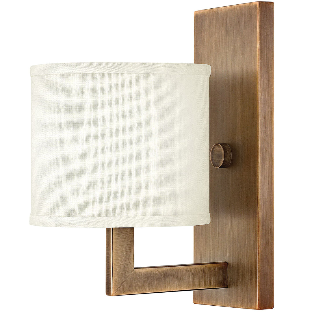 Hinkley Hampton 1 Light Wall Light | Brushed Bronze