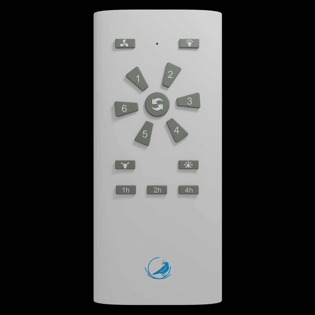 Calibo Storm 56" (1430mm) 5 Blade Indoor/Outdoor DC Ceiling Fan and Remote | White & Koa