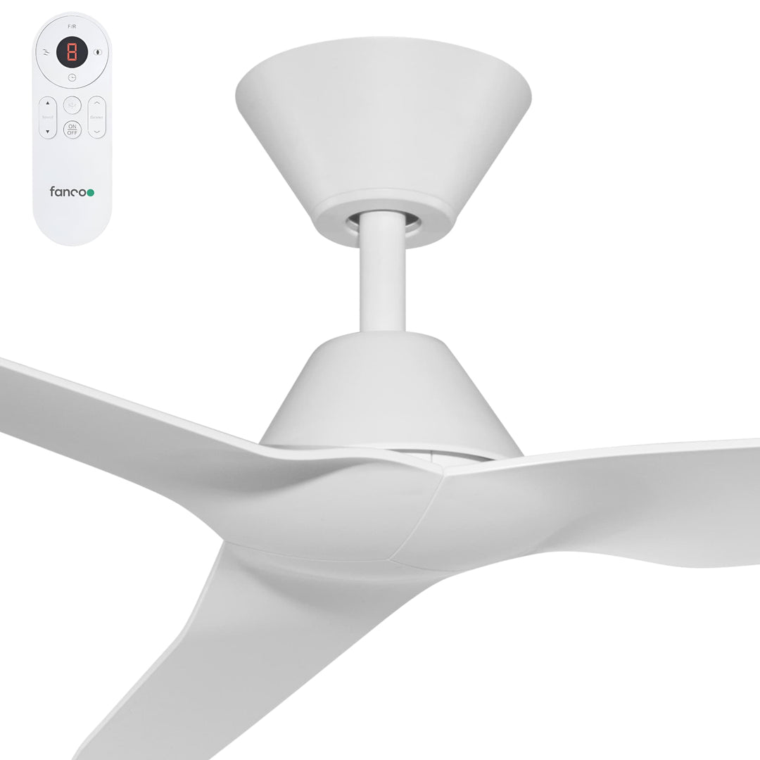 Fanco Infinity-iD 48" DC Smart Ceiling Fan with Remote | White