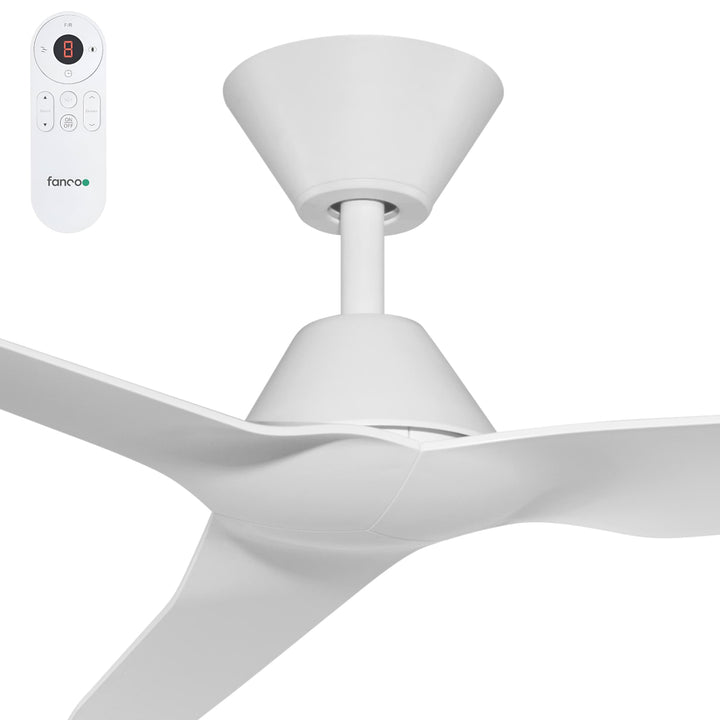Fanco Infinity-iD 48" DC Smart Ceiling Fan with Remote | White