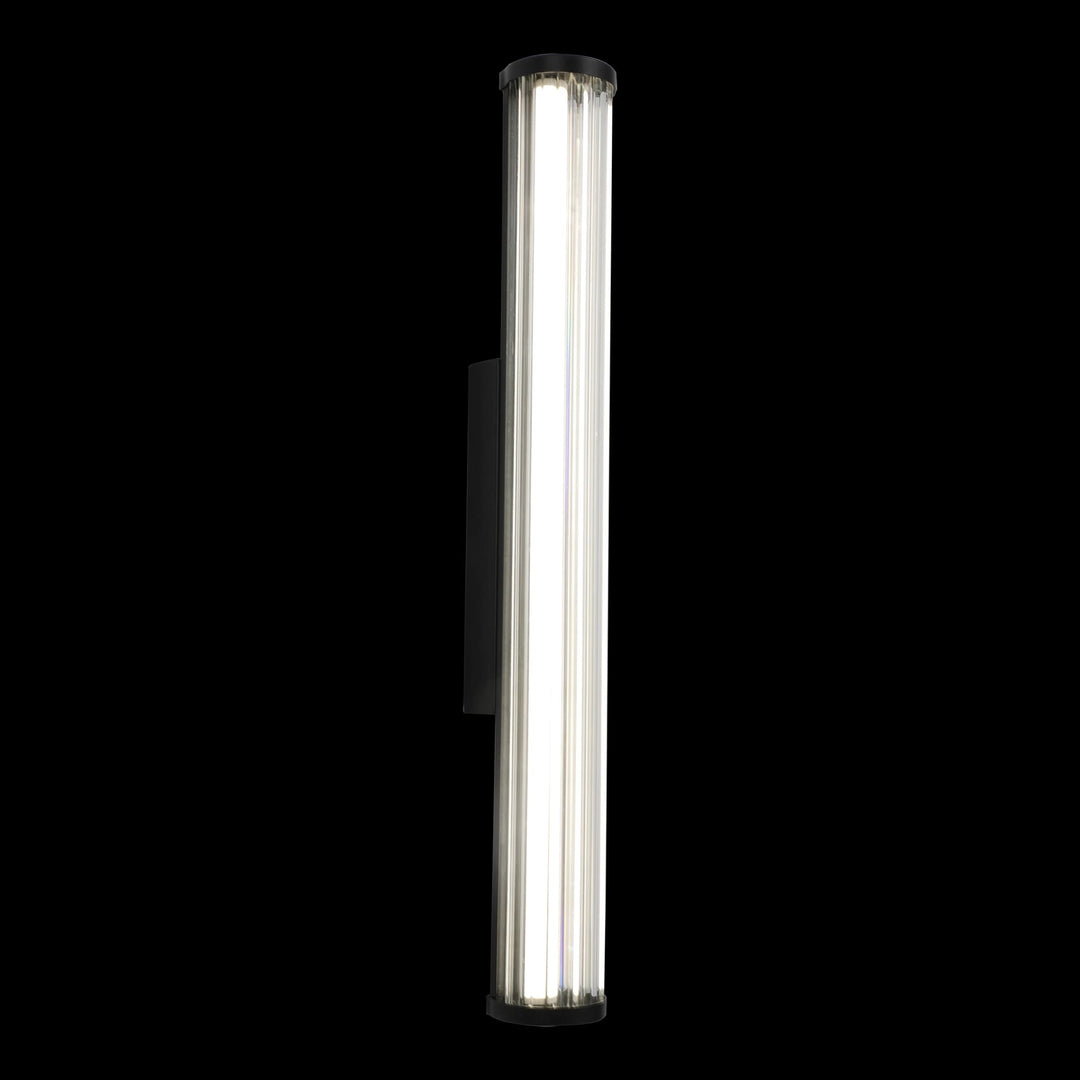 Calibo Junco Vertical Slimline Tubular 3CCT LED Exterior Wall Light | Medium
