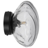 Telbix Zecca Wall Light | Black and Smoke