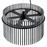 Telbix Quilo 1 Light Pendant | Matte Black