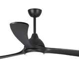 Fanco Sanctuary DC 92" Solid Timber Blade Indoor/Outdoor Ceiling Fan with 24w LED CCT Light and Remote | Black