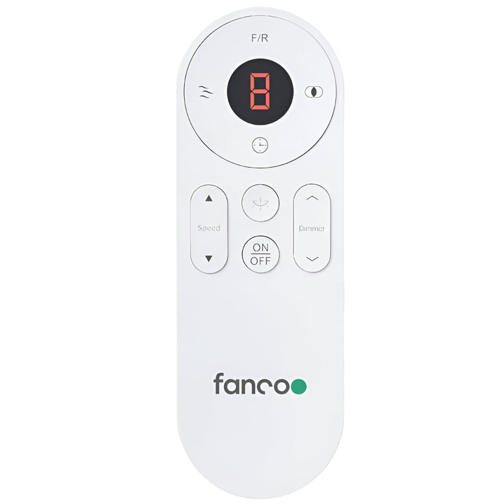 Fanco Studio 42" Low Profile Smart DC Ceiling Fan with Remote | White