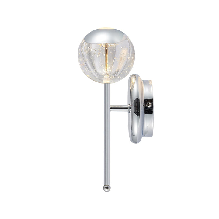 Telbix Segovia 1 Light LED Wall Light | Chrome