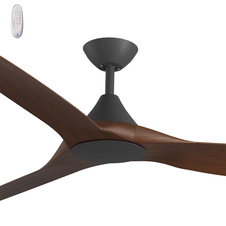 Calibo Smart CloudFan 72" (1830mm) ABS DC Ceiling Fan and Remote | Black & Koa