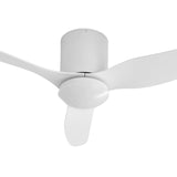 Fanco Smart Studio 2.0 48" (1220mm) Low Profile ABS Blade DC Ceiling Fan With 18W Dimmable CCT LED Light & Remote | White