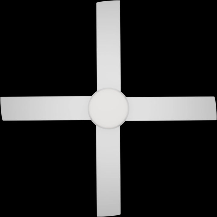 Calibo Breeze Silent 52" (1320mm) ABS Energy Efficient DC Ceiling Fan with 24W LED Light and Remote | White